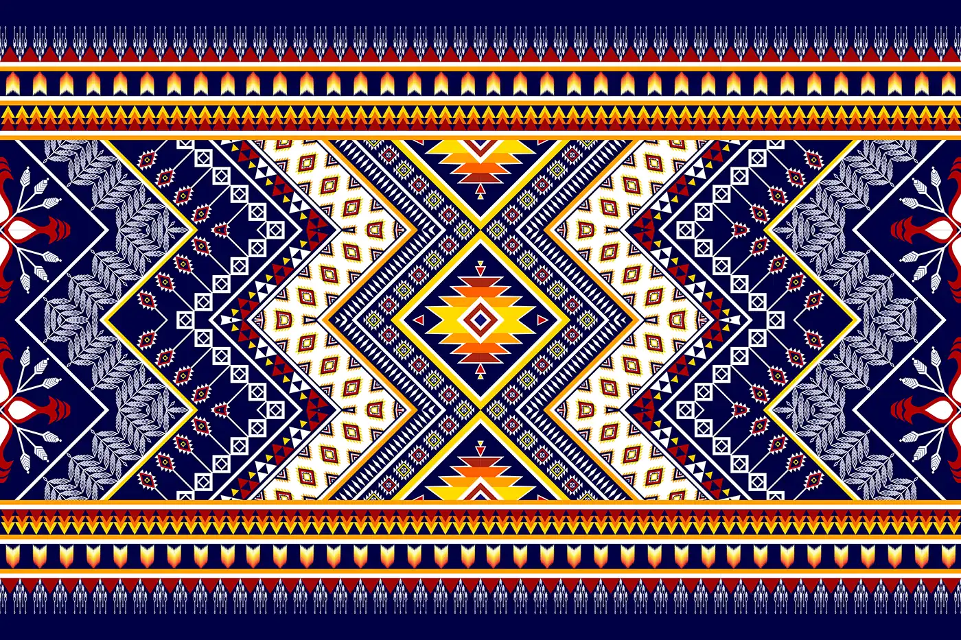 килим с шарка на шеврон 